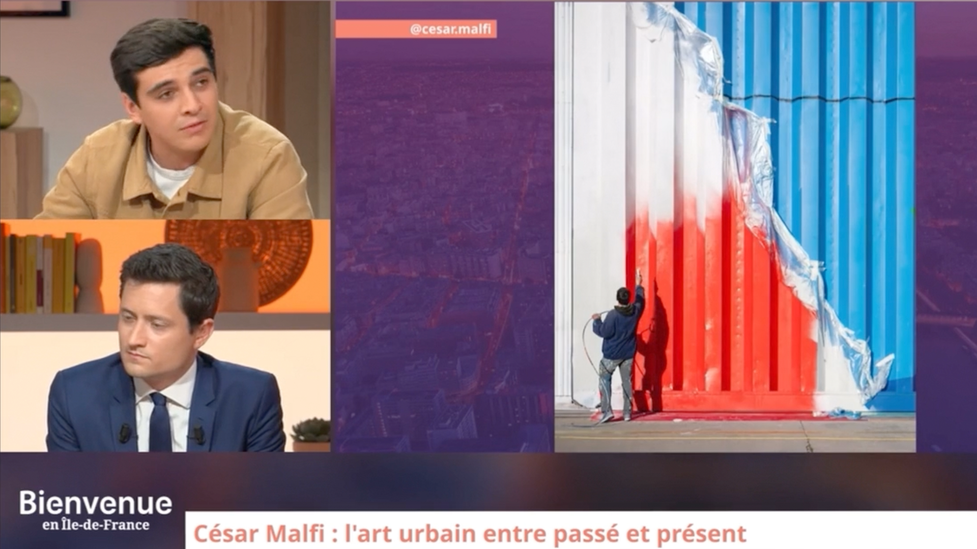 FIGARO TV - César Malfi est l’invité de Bienvenue en Île-de-France